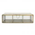  CAJA CRISTAL METALICA 25X17CM