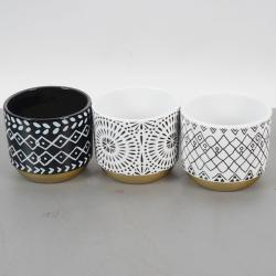 MACETA GRABADA JACKY D 12CM