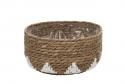  CESTA MOTIVOS BLANCOS O NEGROS TALLA m  23CM