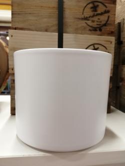  MACETA BLANCA MATE Ø15X12 CM 