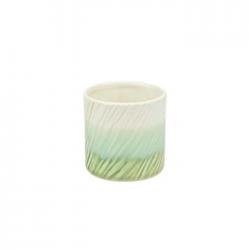  MACETA EVI DEGRADE BL Y VERDE XS 