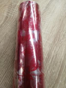  BOBINA CELOFAN ROSAS ROJAS 70CMX50CM