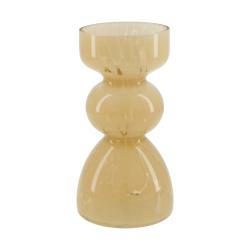  JARRON ONDULADO CREMA ESTRECHO 9X17CM