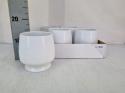  MACETA CERAMICA BLANCA 15CM 
