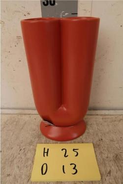  MACETA TUBOS DOBLE 25X13CM 